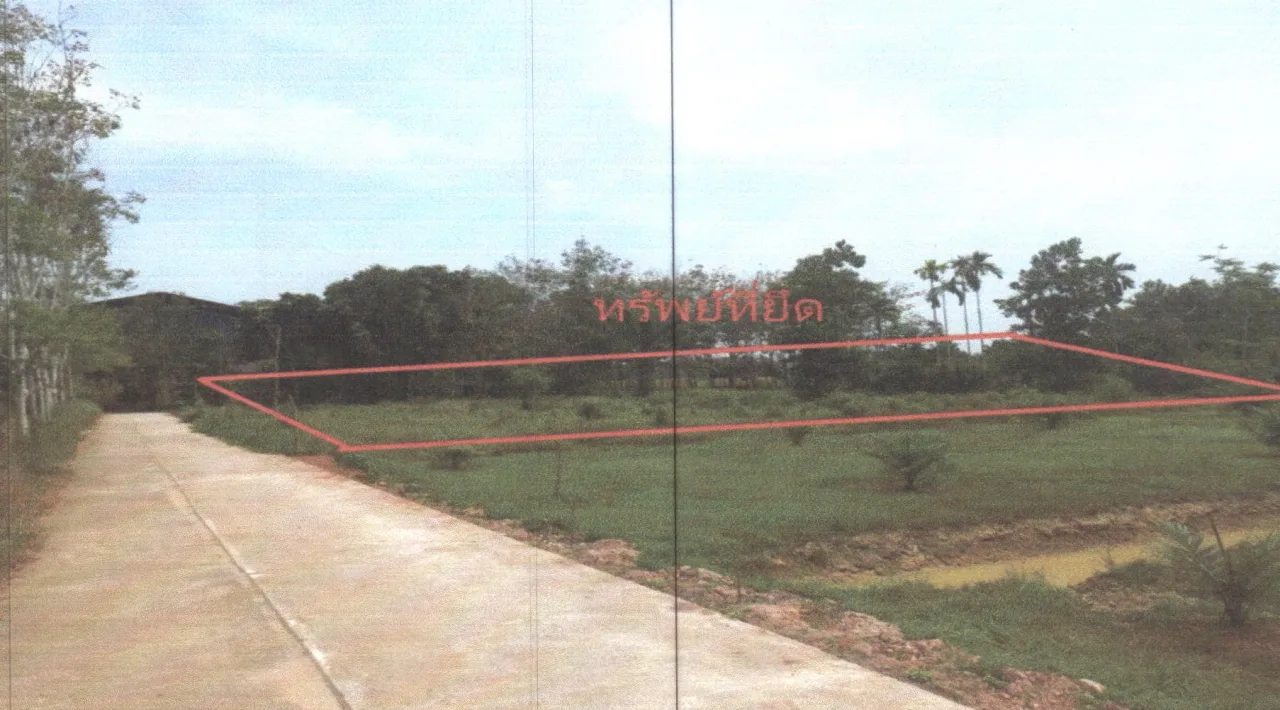 ขายทอดตลาด ที่ดินว่างเปล่า ต.ตำนาน อ.เมืองพัทลุง จ.พัทลุง