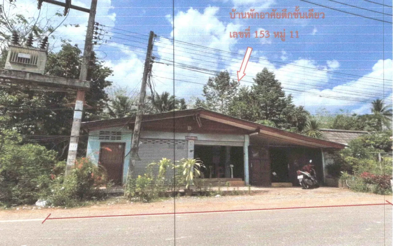 ขายทอดตลาด ที่ดินพร้อมสิ่งปลูกสร้าง ต.นาโหนด อ.เมืองพัทลุง จ.พัทลุง