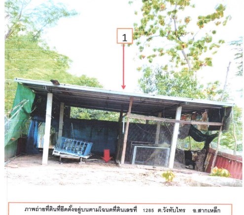 ขายทอดตลาด ที่ดินพร้อมสิ่งปลูกสร้าง ต.วังทับไทร อ.สากเหล็ก จ.พิจิตร