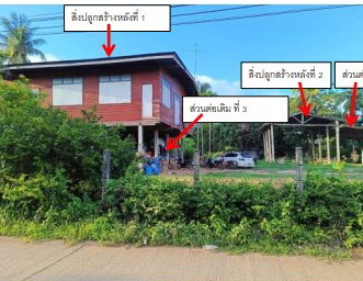 ขายทอดตลาด ที่ดินพร้อมสิ่งปลูกสร้าง ต.วงฆ้อง อ.พรหมพิราม จ.พิษณุโลก