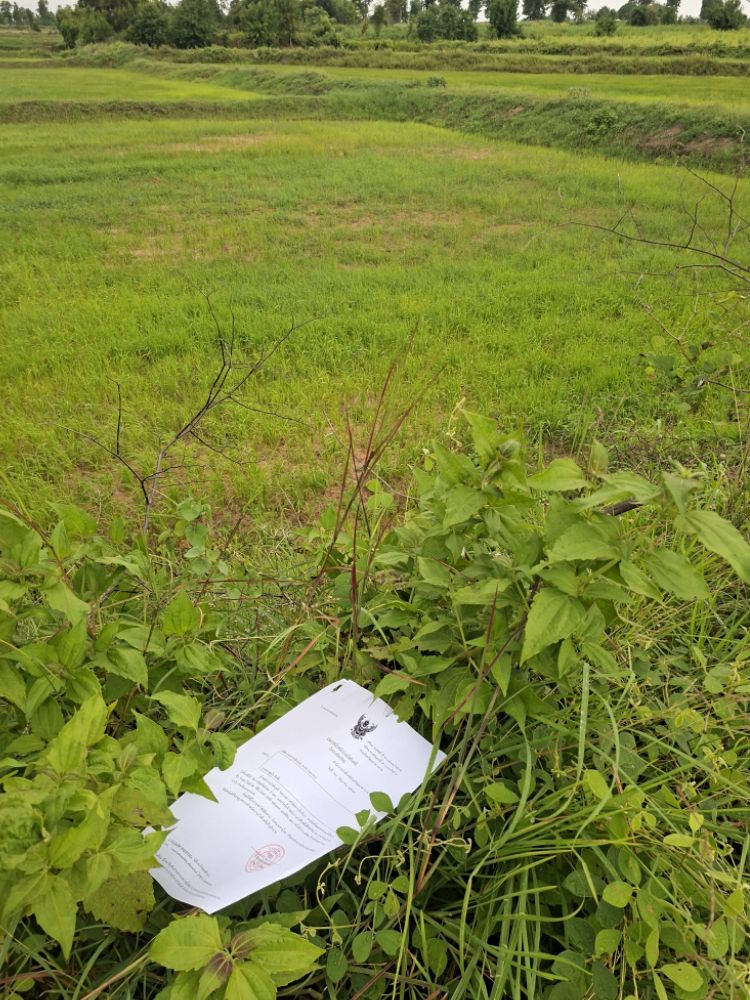 ขายทอดตลาด ที่ดินว่างเปล่า ต.โนนแดง อ.บรบือ จ.มหาสารคาม