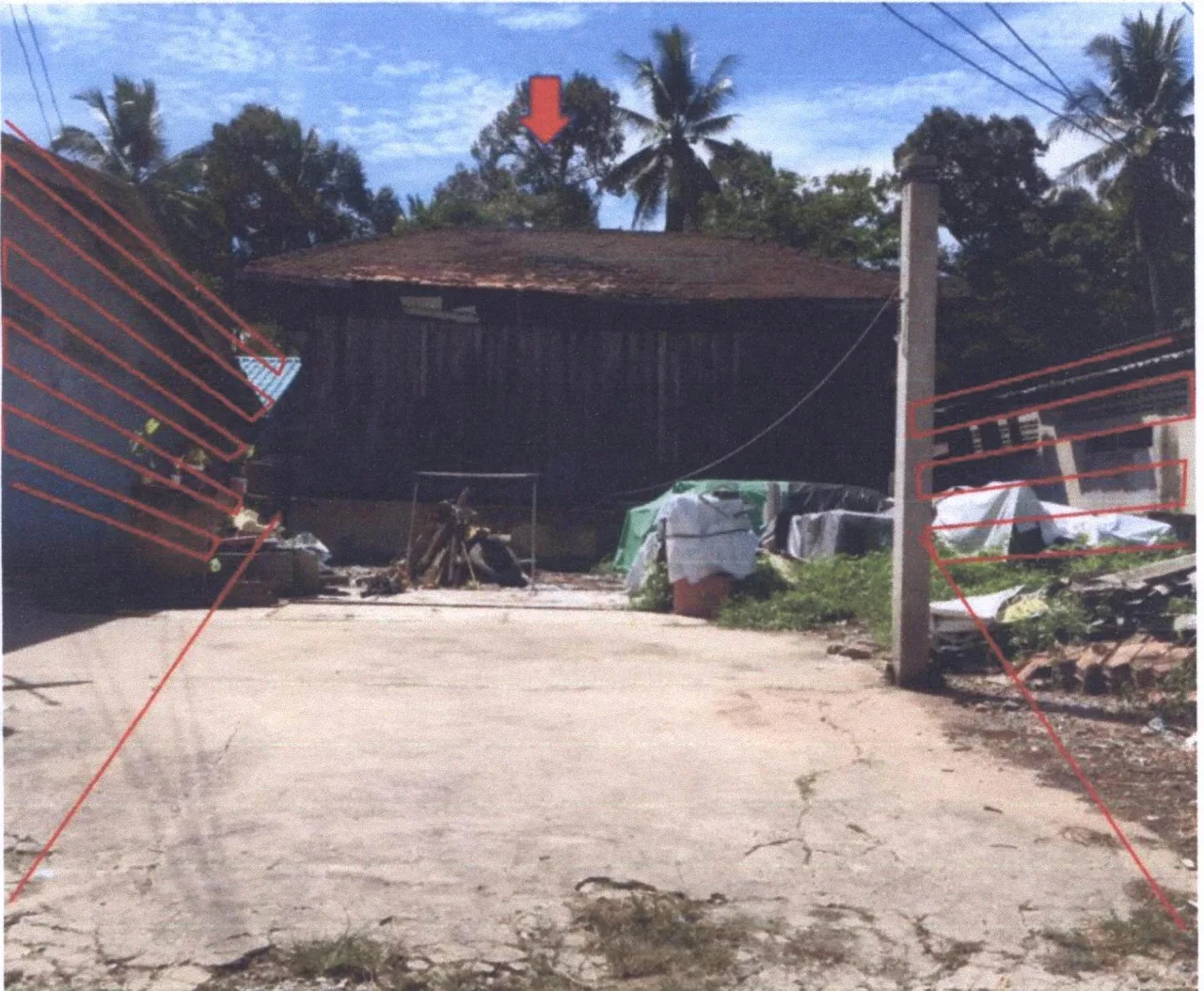 ขายทอดตลาด ที่ดินพร้อมสิ่งปลูกสร้าง ต.บาเจาะ อ.บันนังสตา จ.ยะลา