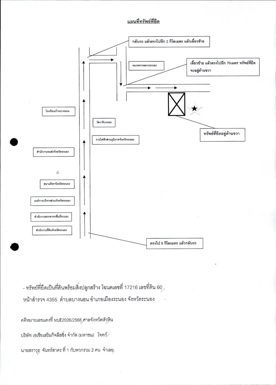 แผนที่ประกอบทรัพย์ 1
