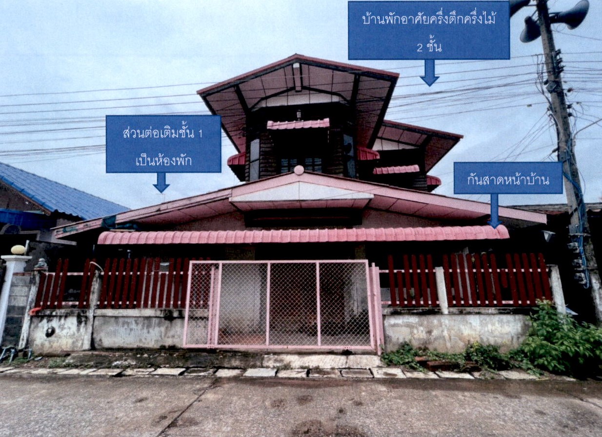 ขายทอดตลาด ที่ดินพร้อมสิ่งปลูกสร้าง ต.อุ่มเม่า อ.ยางตลาด จ.กาฬสินธุ์