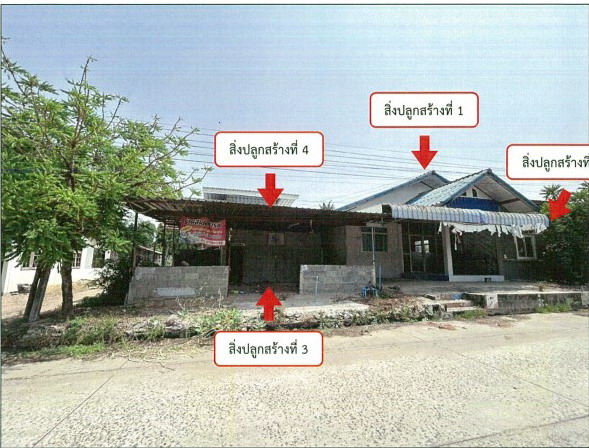 ขายทอดตลาด ที่ดินพร้อมสิ่งปลูกสร้าง ต.ดงแดง อ.จตุรพักตรพิมาน จ.ร้อยเอ็ด