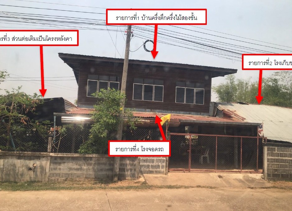 ขายทอดตลาด ที่ดินพร้อมสิ่งปลูกสร้าง ต.เดิด อ.เมืองยโสธร จ.ยโสธร
