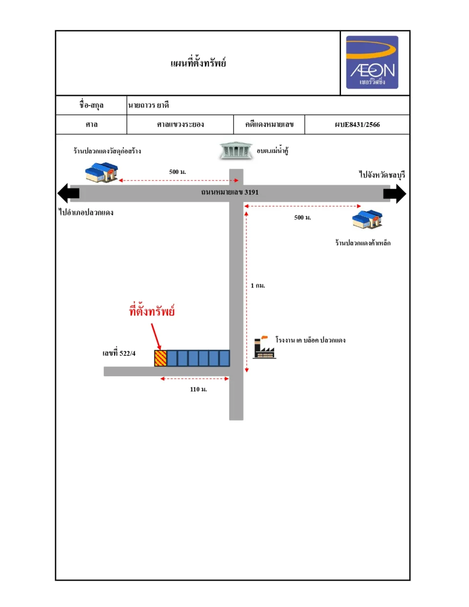 แผนที่ประกอบทรัพย์ 1