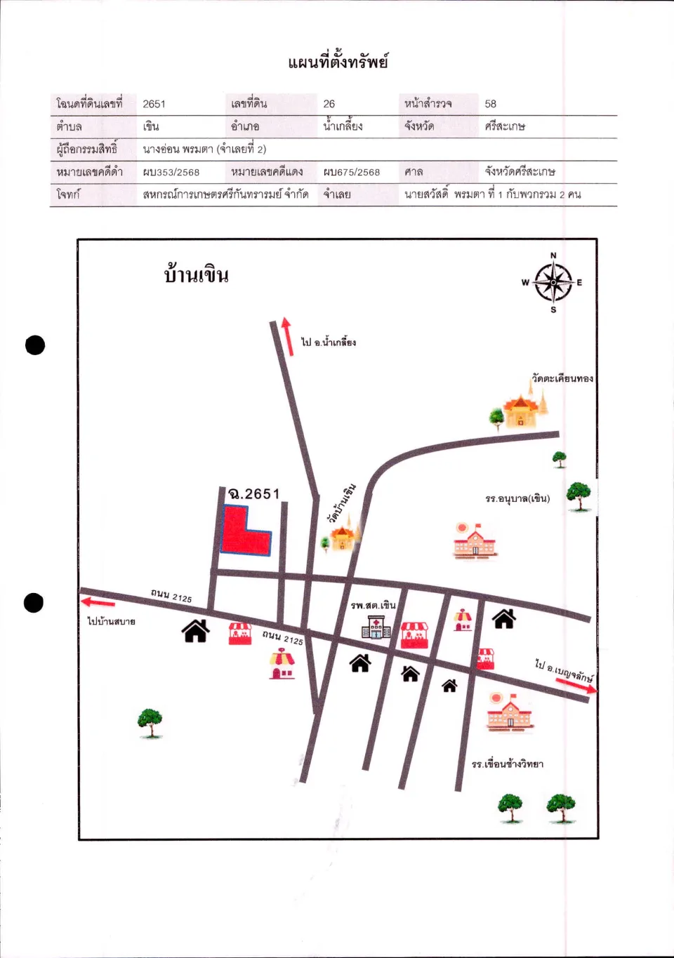 แผนที่ประกอบทรัพย์ 1