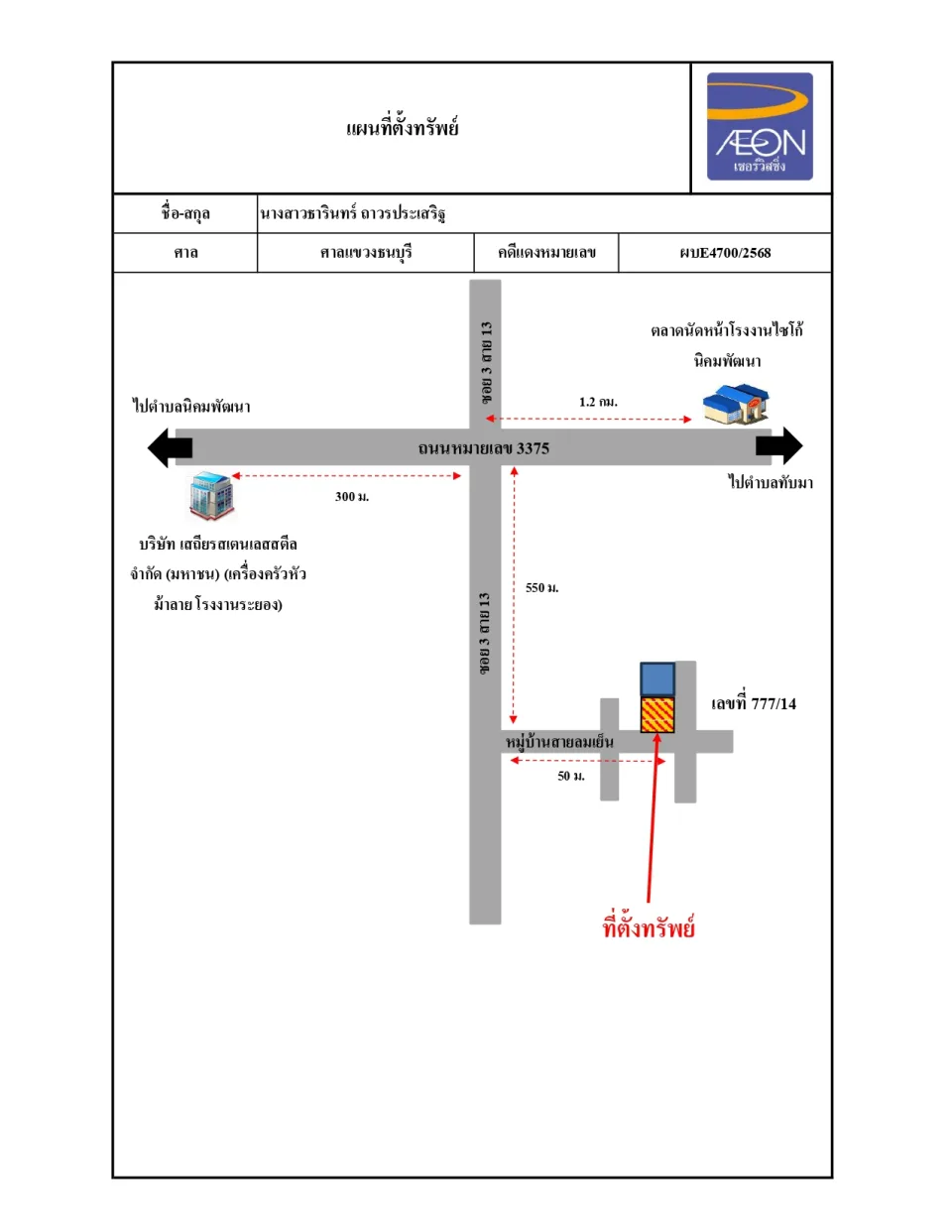 แผนที่ประกอบทรัพย์ 1