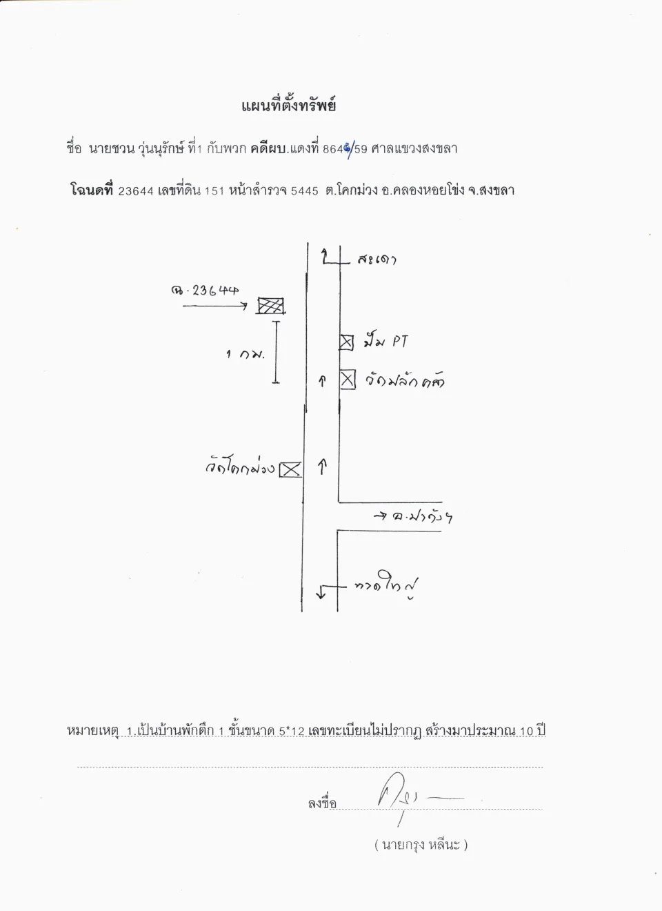 แผนที่ประกอบทรัพย์ 1