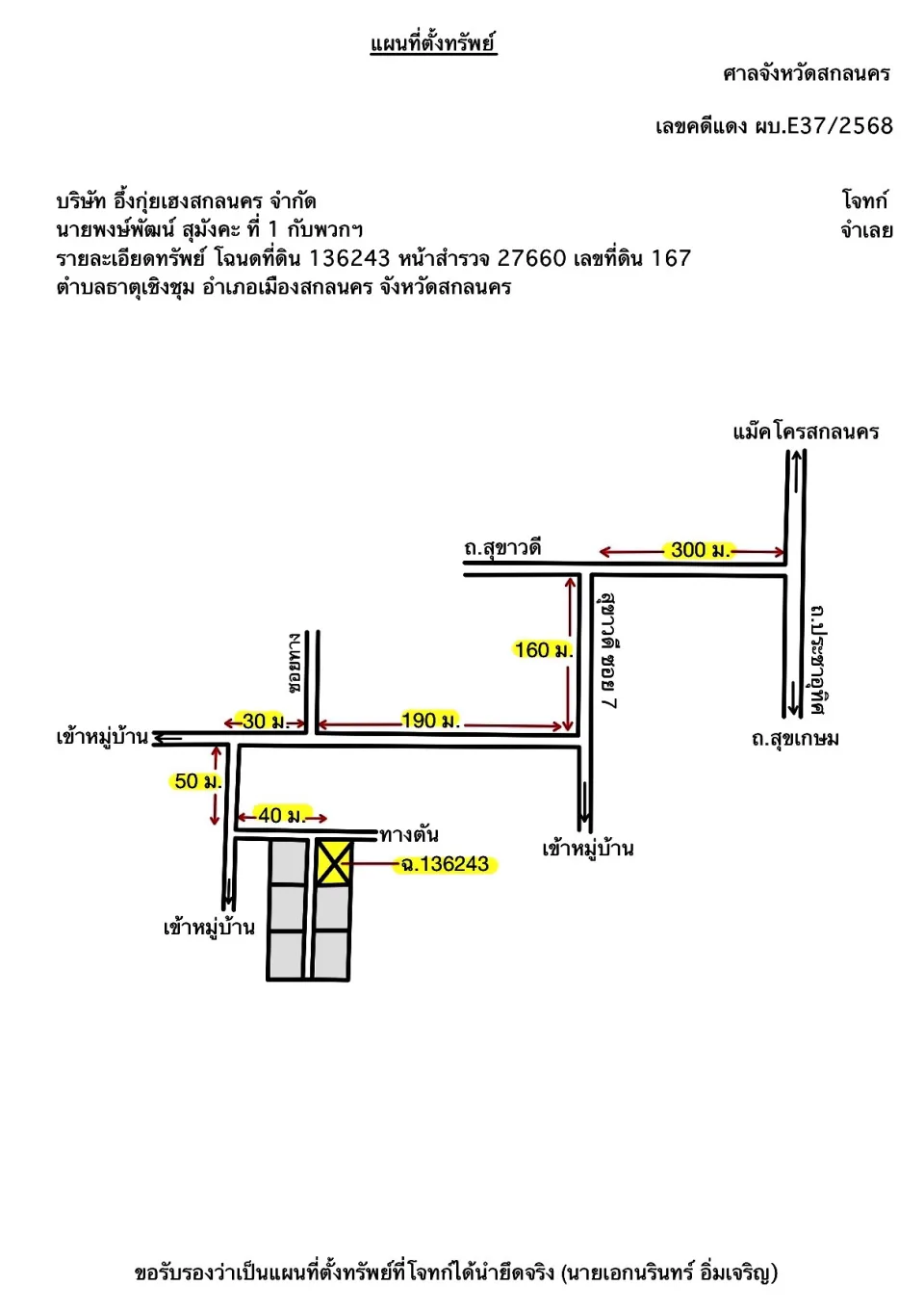 แผนที่ประกอบทรัพย์ 1
