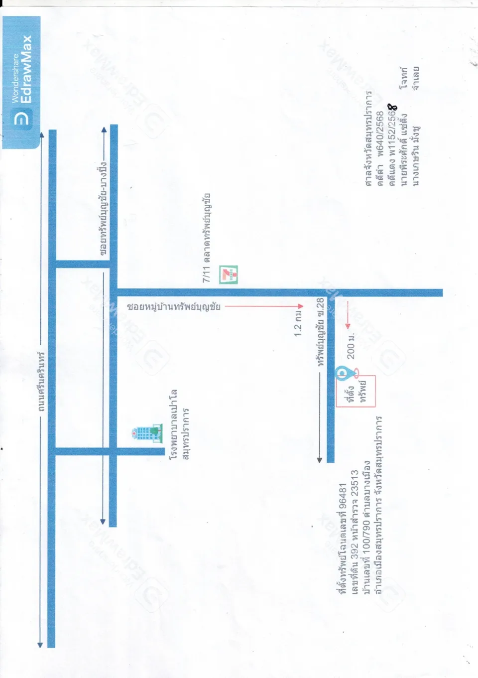 แผนที่ประกอบทรัพย์ 1