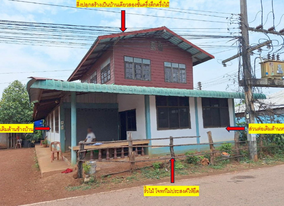 ขายทอดตลาด ที่ดินพร้อมสิ่งปลูกสร้าง ต.ต้นผึ้ง อ.พังโคน จ.สกลนคร