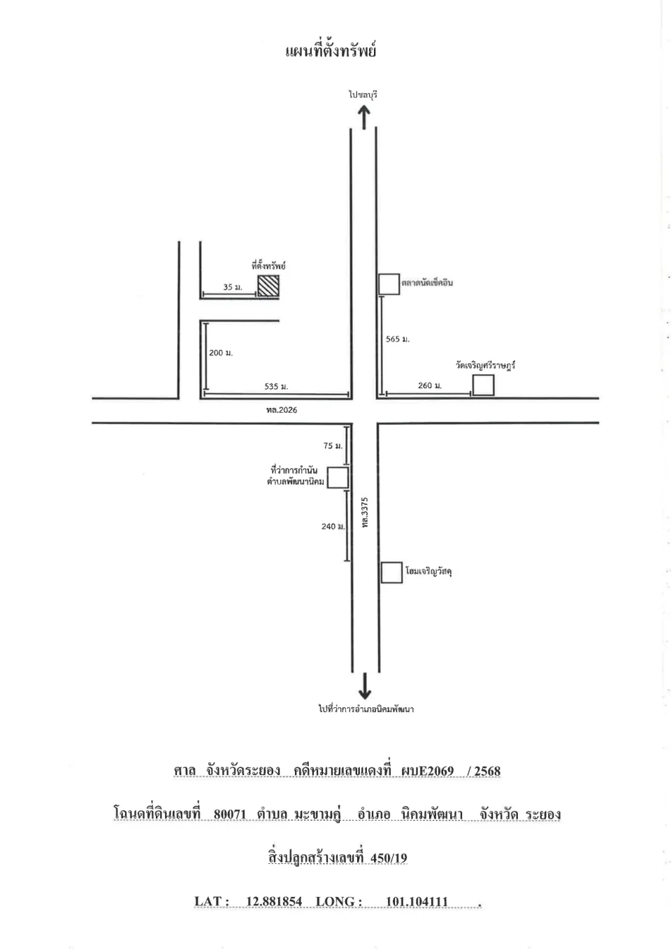 แผนที่ประกอบทรัพย์ 1