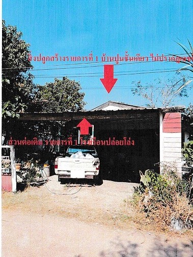 ขายทอดตลาด ที่ดินพร้อมสิ่งปลูกสร้าง ต.งิ้วด่อน อ.เมืองสกลนคร จ.สกลนคร