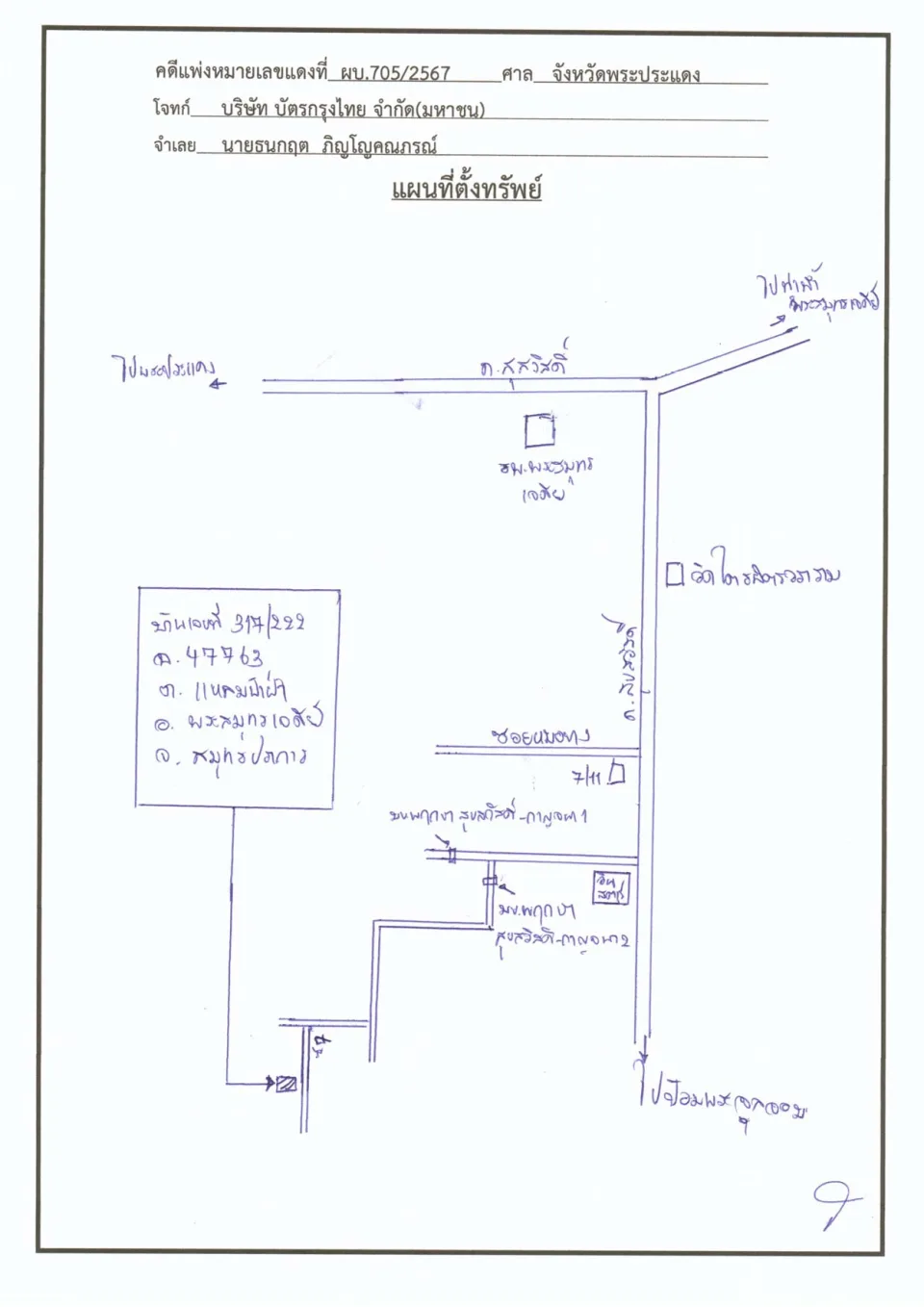 แผนที่ประกอบทรัพย์ 1