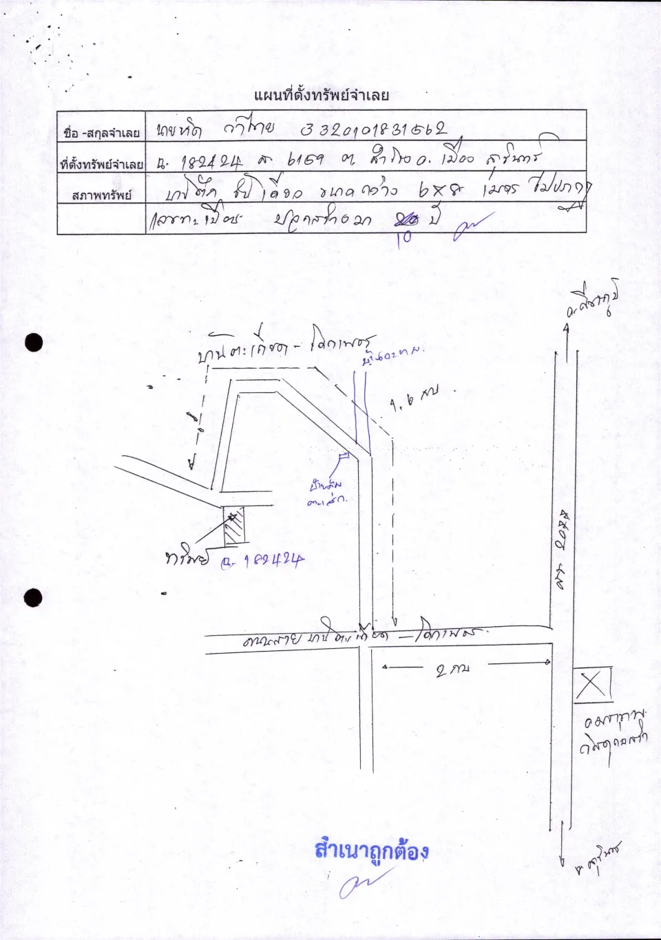 แผนที่ประกอบทรัพย์ 1