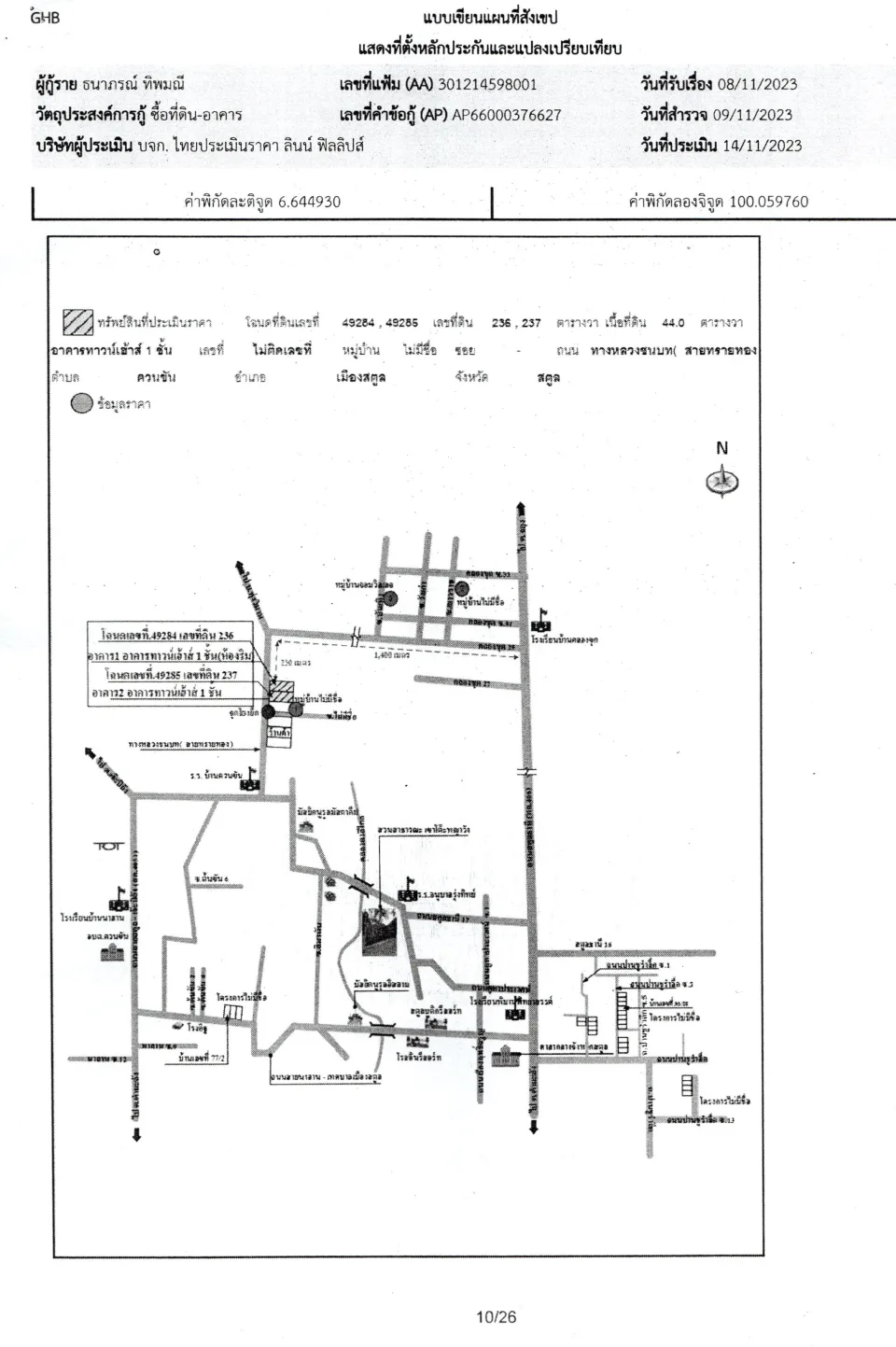 แผนที่ประกอบทรัพย์ 1