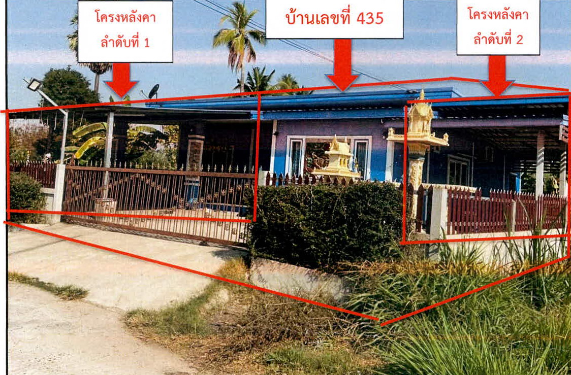 ขายทอดตลาด ที่ดินพร้อมสิ่งปลูกสร้าง ต.เทนมีย์ อ.เมืองสุรินทร์ จ.สุรินทร์