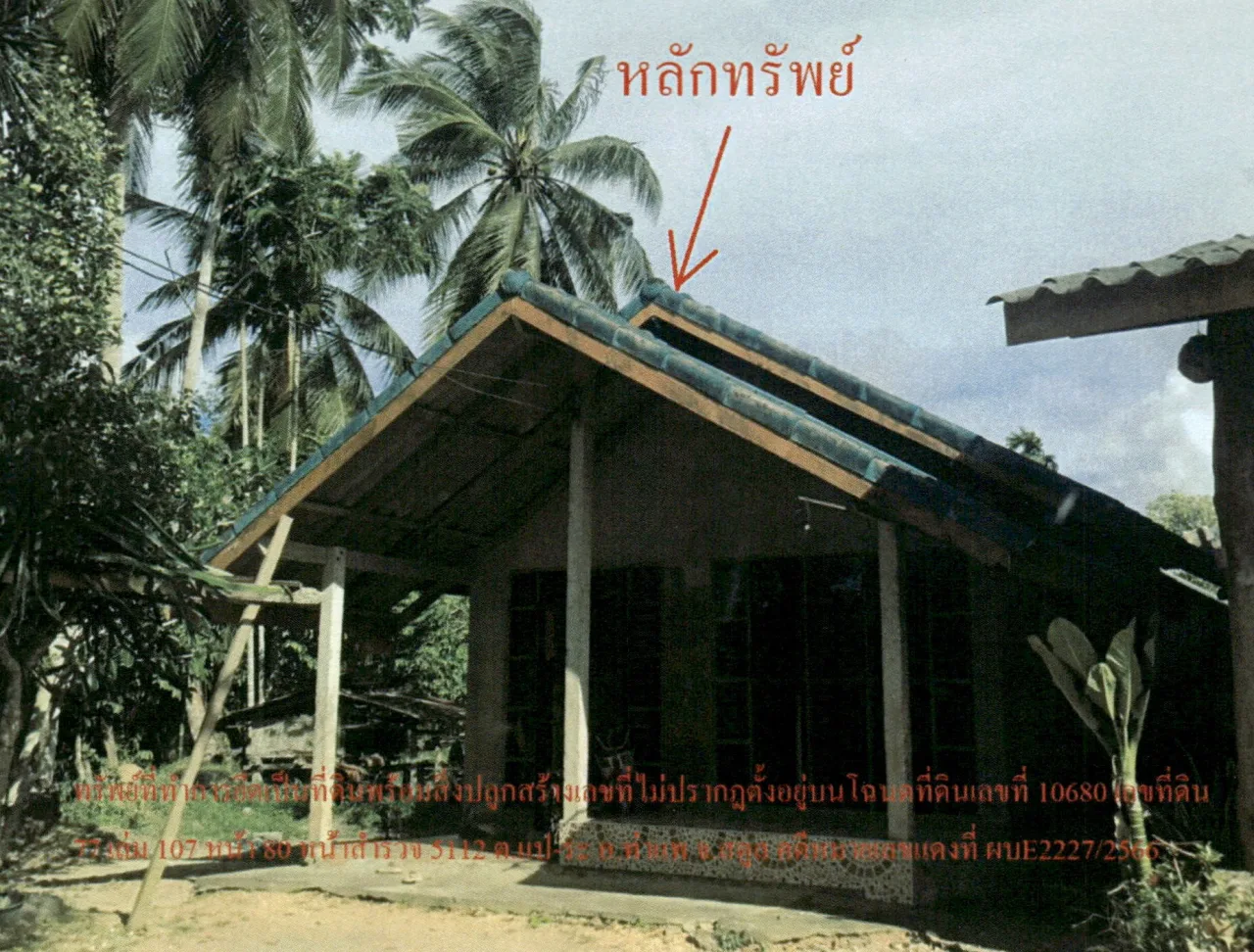ขายทอดตลาด ที่ดินพร้อมสิ่งปลูกสร้าง ต.แป-ระ อ.กิ่งอำเภอท่าแพ จ.สตูล