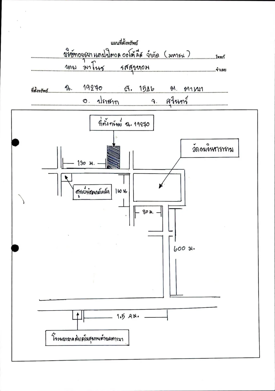 แผนที่ประกอบทรัพย์ 1