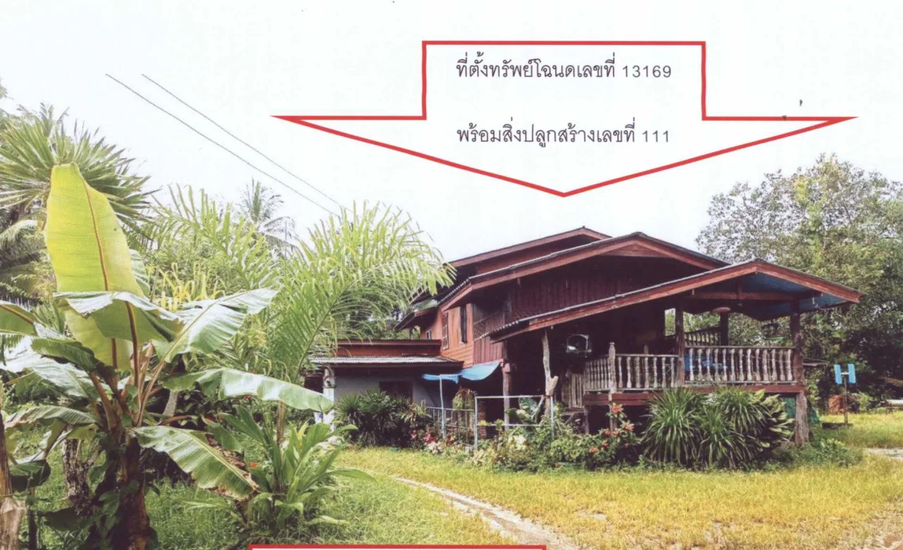 ขายทอดตลาด ที่ดินพร้อมสิ่งปลูกสร้าง ต.ทุ่งนุ้ย อ.ควนกาหลง จ.สตูล
