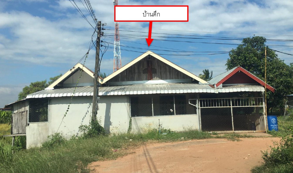 ขายทอดตลาด ที่ดินพร้อมสิ่งปลูกสร้าง ต.โพนทอง อ.เสนางคนิคม จ.อำนาจเจริญ