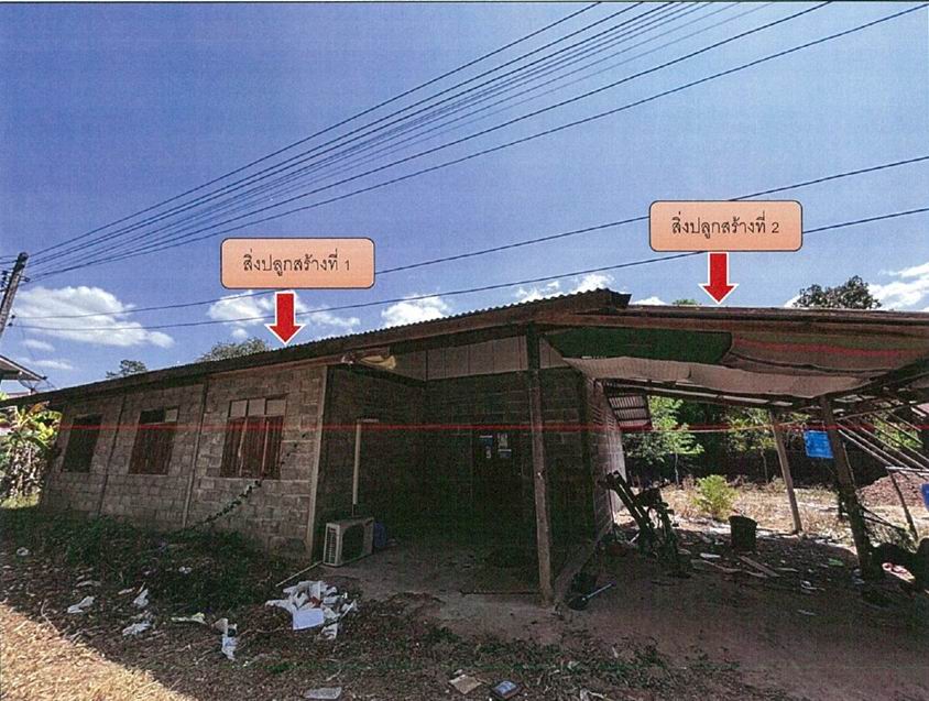ขายทอดตลาด ที่ดินพร้อมสิ่งปลูกสร้าง ต.น้ำปลีก อ.เมืองอำนาจเจริญ จ.อำนาจเจริญ