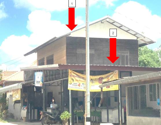 ขายทอดตลาด ที่ดินพร้อมสิ่งปลูกสร้าง ต.ท่าเมือง อ.กิ่งอำเภอดอนมดแดง จ.อุบลราชธานี