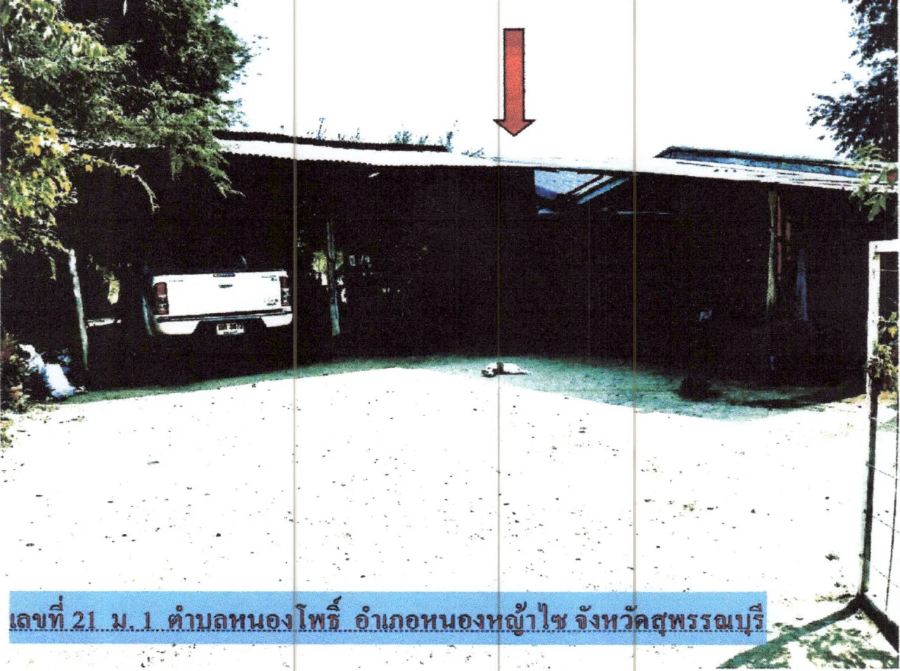 ขายทอดตลาด ที่ดินพร้อมสิ่งปลูกสร้าง ต.หนองโพธิ์ อ.หนองหญ้าไซ จ.สุพรรณบุรี