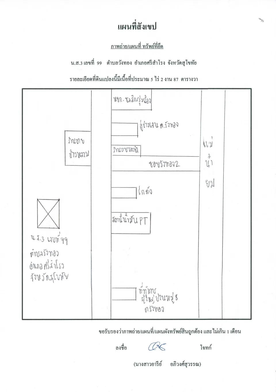 แผนที่ประกอบทรัพย์ 1