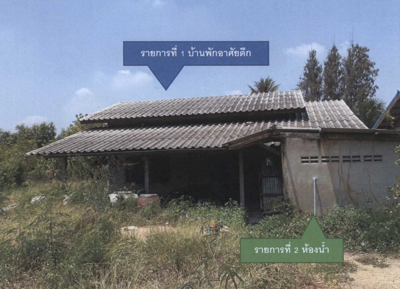 ขายทอดตลาด ที่ดินพร้อมสิ่งปลูกสร้าง ต.กระจัน อ.อู่ทอง จ.สุพรรณบุรี