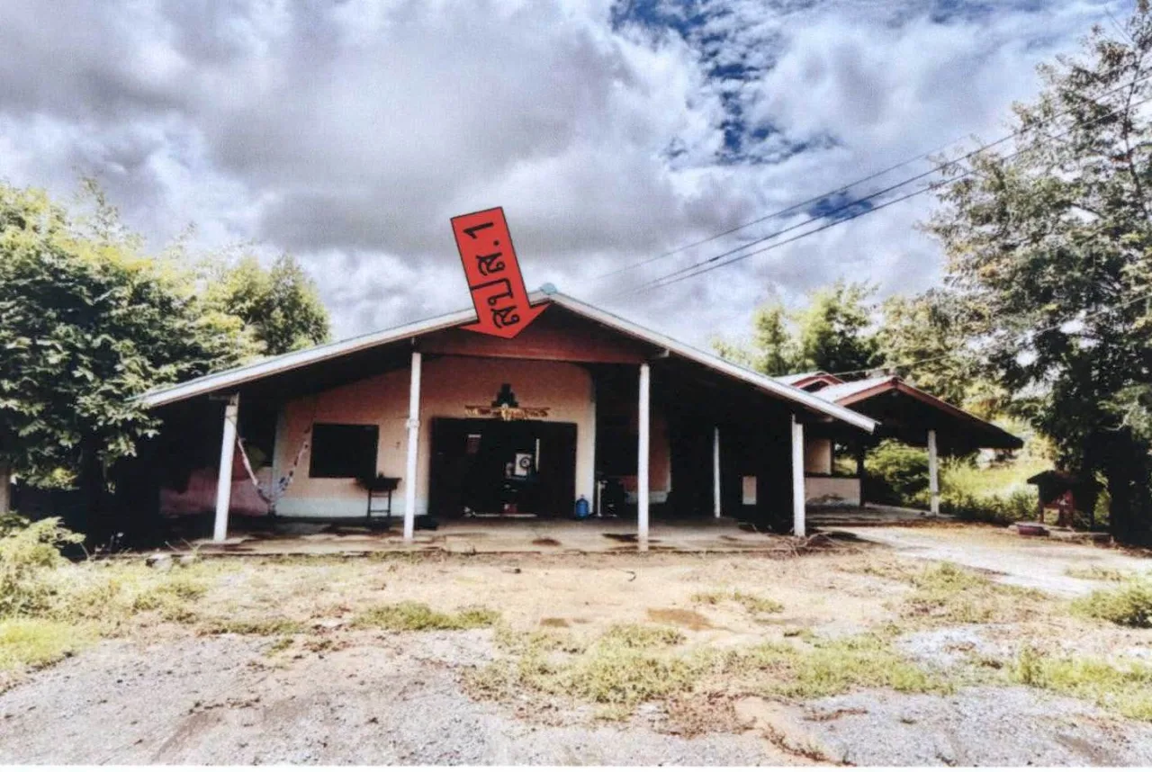 ขายทอดตลาด ที่ดินพร้อมสิ่งปลูกสร้าง ต.ทะเลบก อ.ดอนเจดีย์ จ.สุพรรณบุรี