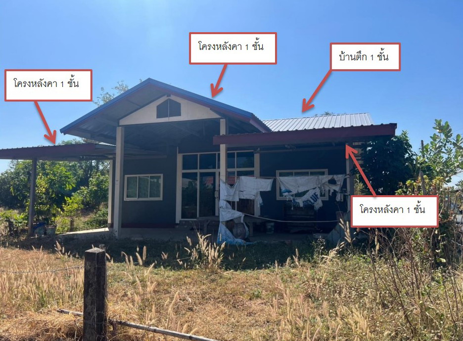 ขายทอดตลาด ที่ดินพร้อมสิ่งปลูกสร้าง ต.เกษม อ.ตระการพืชผล จ.อุบลราชธานี