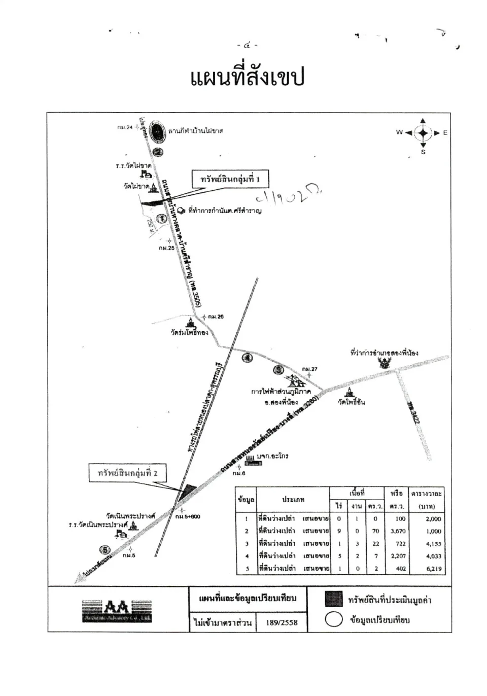 แผนที่ประกอบทรัพย์ 1